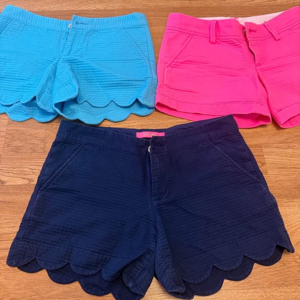 Lilly Pulitzer shorts bundle, size 00-0